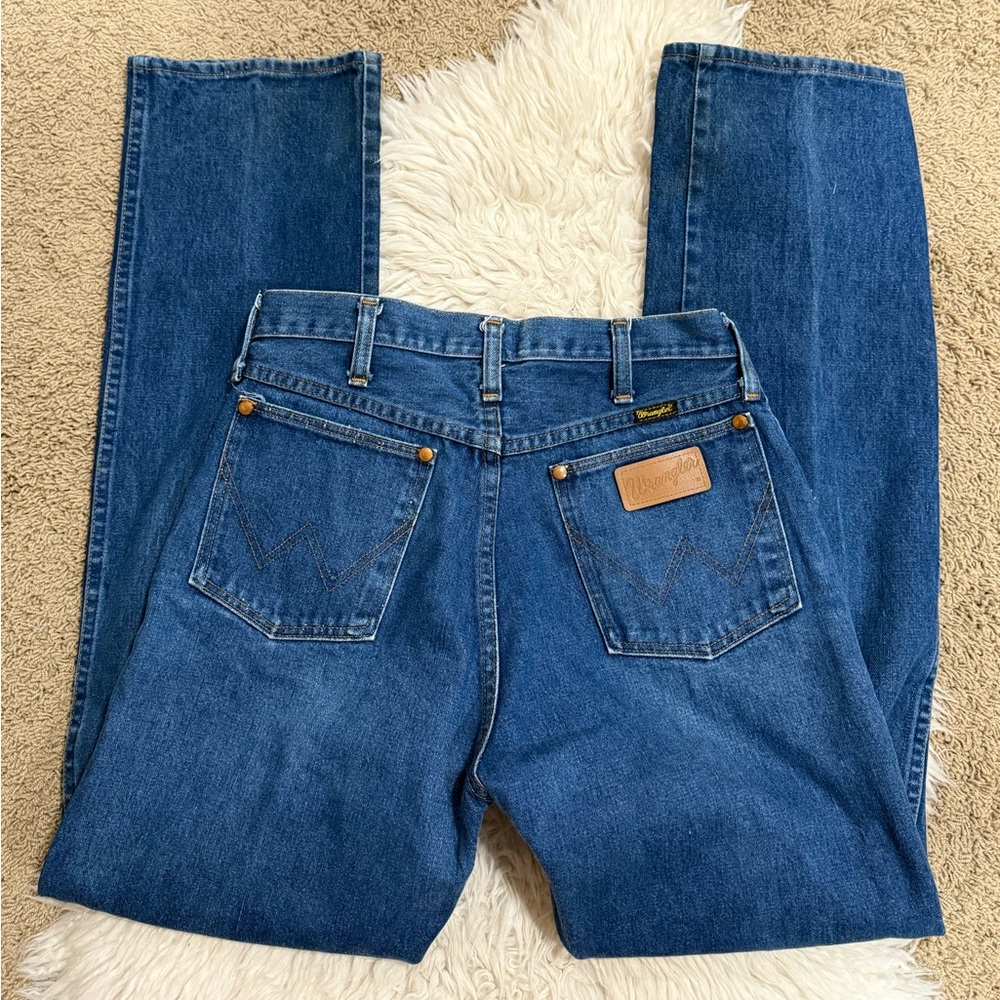 Vintage Wrangler Dark Blue Boot Cut Jeans